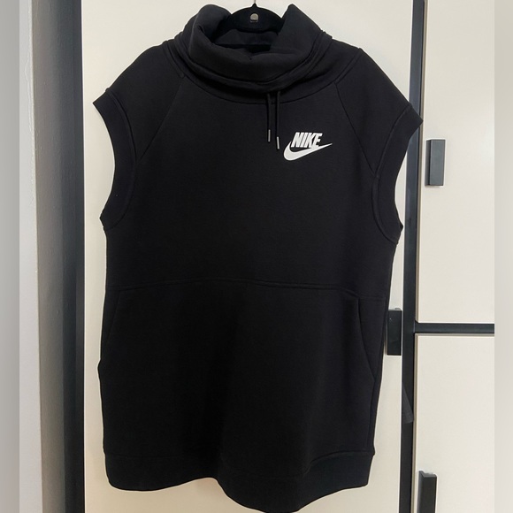 Oversized Nike Pullover - Men's US Medium - Unisex - Sleeveless - Black - - Picture 2 of 6